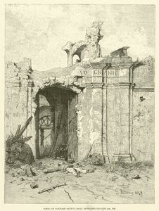 Porte San Pancrazio Battue par l