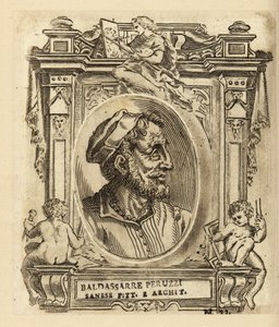 Portrait de Baldassare Tommaso Peruzzi, architecte et peintre italien, né près de Sienne