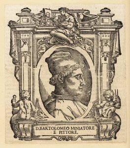 Portrait de Bartolomeo della Gatta, peintre, enlumineur et architecte italien (florentin)