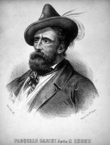 Portrait du brigand Pasquale Garini, connu sous le nom de « Le Lion » - Italian School