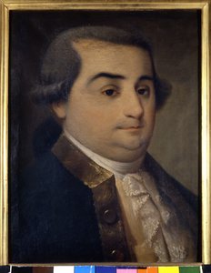 Portrait de Cesare Bonesana, Marquis de Beccaria (1738 - 1794), juriste italien. Peinture anonyme du XVIIIe siècle. Museo de Milan. Milan - Italian School