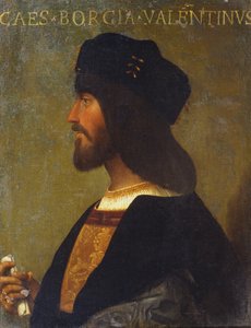 Portrait de Cesare Borgia - Italian School