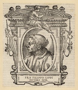 Portrait de Filippo Lippi, peintre italien de Florence du Quattrocento (15e siècle), vers 1406-1469 - Italian School