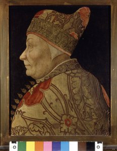 Portrait de Francesco Foscari, Doge de Venise. Peinture sur bois. sd. Musée Correr de Venise - Italian School