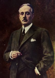 Portrait de Giacomo Puccini (lithographie couleur)