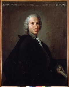Portrait de Gianandrea Fioroni (1716-1778) compositeur italien - Italian School