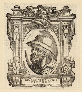 Portrait de Giovanni Nanni, peintre et architecte italien né à Udine - Italian School