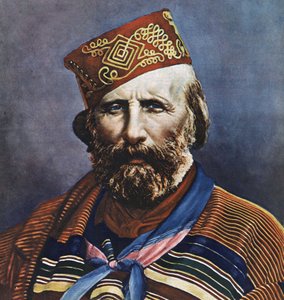 Portrait de Giuseppe Garibaldi (1807-1882), homme politique italien.
