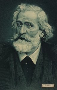 Portrait de Giuseppe Verdi - Italian School