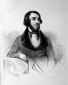 Portrait du ténor italien Mario Candia (1810 - 1883) - Italian School