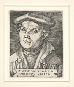 Portrait de Martin Luther - Italian School