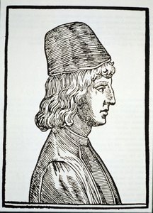 Portrait de Pic de la Mirandole (1463-94), de Delle Celeste Fisionomia par Giovanni Battista della Porta, Padoue 1616, illustré dans Histoire de la Magie, publié à la fin du 19e siècle - Italian School