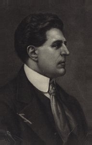 Portrait de Pietro Mascagni - Italian School
