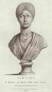 Portrait de Pompeia Plotina - Italian School