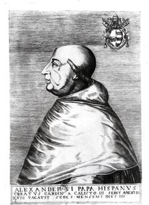 Portrait du pape Alexandre VI - Italian School