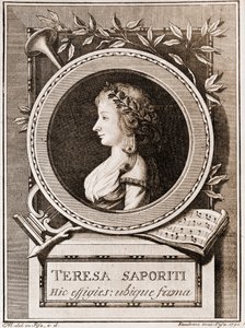 Portrait de Teresa Saporiti - Italian School