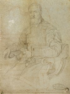 Portrait de Titien (Tiziano Vecellio) (c.1485-1576) (école romaine) - Italian School