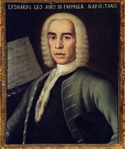 Portrait du compositeur italien Leo Leonardo (1694-1744)
