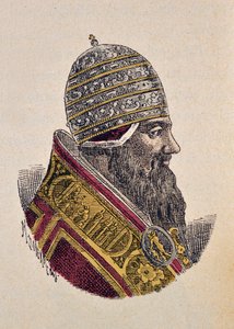 Portrait de Jules III (pape de 1550 à 1555) - Italian School