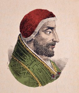 Portrait du Pape Alexandre IV (1254-1261) - Italian School