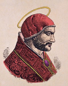 Portrait du Pape Anastase Ier (399-401) - Italian School