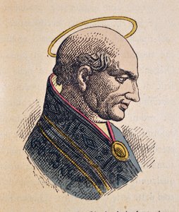Portrait du pape Damase Ier - Italian School
