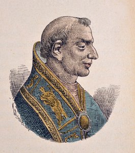 Portrait du Pape Donus (676-678) - Italian School