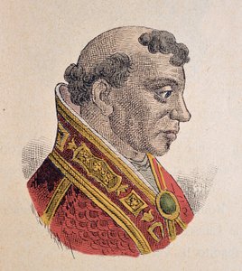 Portrait du Pape Formose (Formoso, Formosus) (891-896) - Italian School