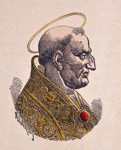 Portrait du pape Grégoire Ier le Grand - Italian School