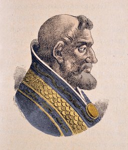 Portrait du Pape Honorius III (1216-1227) - Italian School