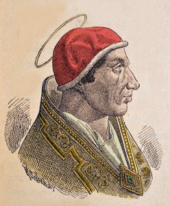 Portrait du Pape Hormisdas (514-523) - Italian School