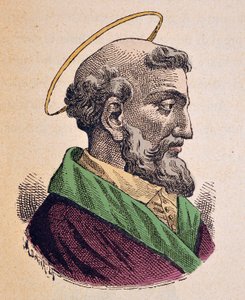 Portrait du pape Hygin (Igino ou Hyginus) (136/138-142) - Italian School