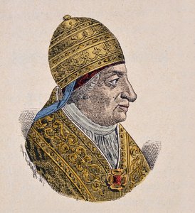 Portrait du Pape Innocent VII (1404-1406) - Italian School
