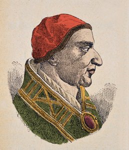 Portrait du pape Jean III (Giovanni ou Ioannes) (561-574) - Italian School