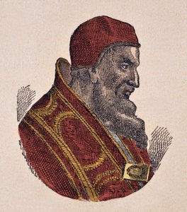 Portrait du Pape Jean IV - Italian School
