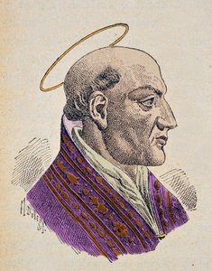 Portrait du pape Jean Ier (Giovanni I, John, Ioannes) (523-526) - Italian School