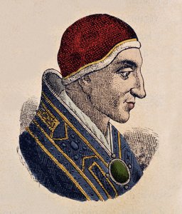 Portrait du pape Jean XV
