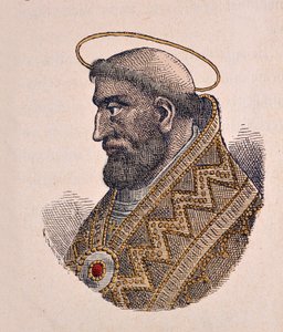 Portrait du Pape Léon II (Leone ou Leo) (682-683) - Italian School