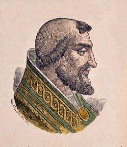 Portrait du pape Léon IX (Leo, Leone) (1049-1054) - Italian School
