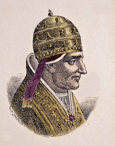 Portrait du pape Léon VII (Leo ou Leone) (936-939) - Italian School