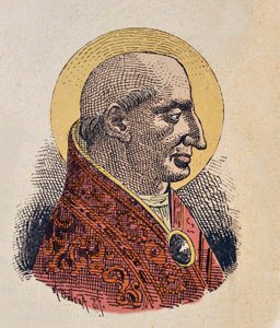 Portrait du pape Lucius Ier - Italian School