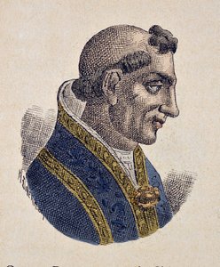 Portrait du Pape Serge III (Sergius, Sergio) (904-911) - Italian School