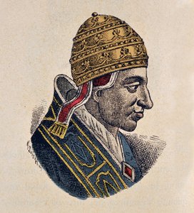 Portrait du Pape Sylvestre II - Italian School