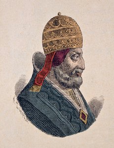 Portrait du Pape Urbain III (1185-1187) - Italian School