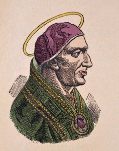 Portrait du pape Zosime Ier (Zosimus, Zosimo) (417-418) - Italian School