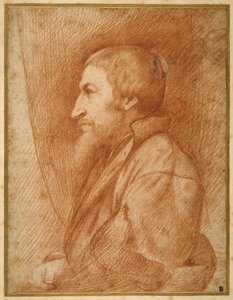 Portrait de profil (autoportrait ?) d