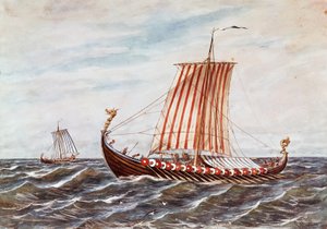 Reconstruction de bateaux vikings du Xe siècle - Italian School