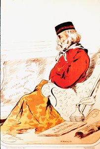 Représentation par des membres de la droite parlementaire des héros du Risorgimento et du patriote italien Giuseppe Garibaldi en 1874 - Italian School