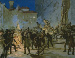 Révolution à Florence, 27 avril 1859, illustration d