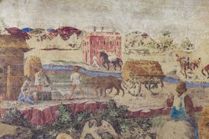 Rivière et vie rurale, Scènes de vie de la cour de Borso d